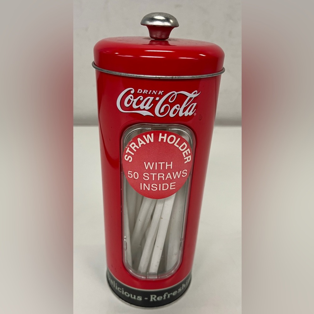 Coca-Cola Red Straw Dispenser